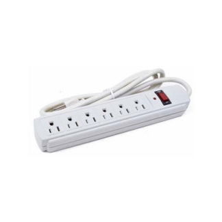 6 Outlet Power Bar w/ Surge