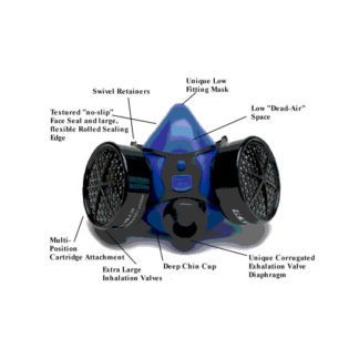 Half Mask Silicone Respirator