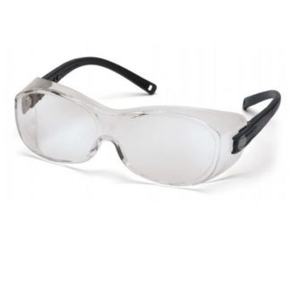 PYRAMEX S3510SJ CLEAR LENS WITH BLACK TEMPLES