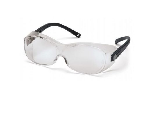 PYRAMEX S3510SJ CLEAR LENS WITH BLACK TEMPLES