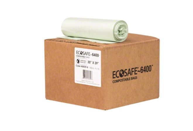 Compostable Bag Eco-Safe 30×39″