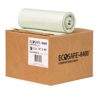 Compostable Bag Eco-Safe 35x50"