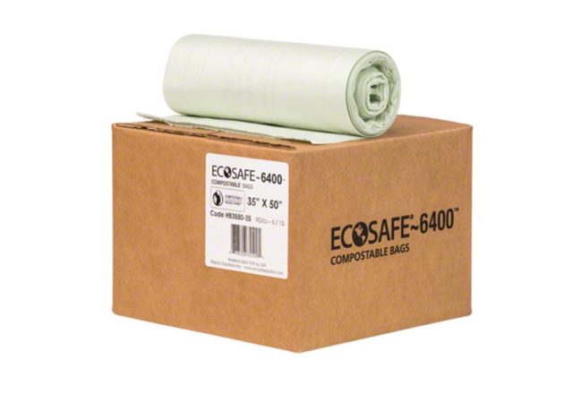 Compostable Bag Eco-Safe 35x50"
