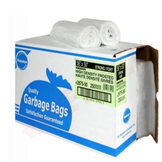 Frosted High Density Garbage Bag 30x38"