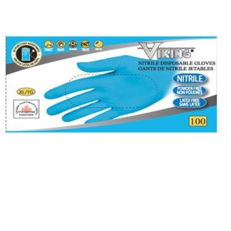 Disposable Nitrile Gloves Blue- 4Mil
