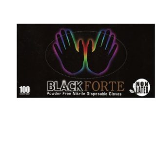 Disposable Nitrile Gloves Black- 5Mil