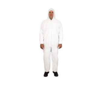 Disposable Coveralls W/ Elastic Hood, Ankle & Wrist
