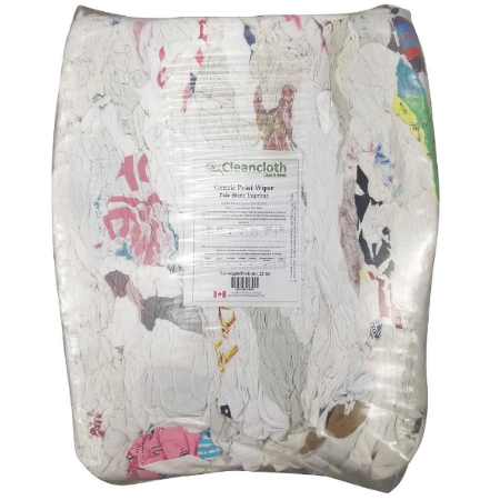 White Ganzie Printed Rags