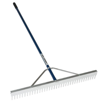 Aluminum Handle Landscape Rake