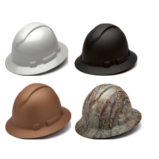 Pyramex Ridgeline Hydro Dipped Full Brim Hard Hats