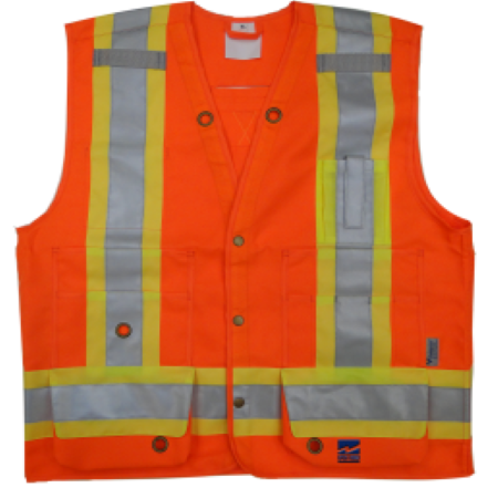 Open Road Surveyor Vest CSA Orange