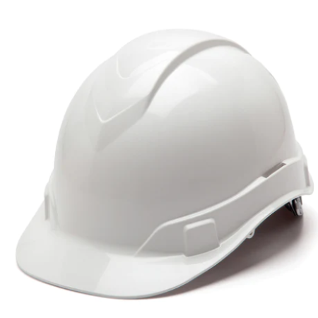 Pyramex Ridgeline Cap Style Hard Hat White